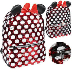 Детский блестящий рюкзак Minnie Mouse, 40 см цена и информация | Школьные рюкзаки, спортивные сумки | kaup24.ee