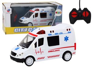 Машина скорой помощи на дистанционном управлении со звуковыми и световыми эффектами цена и информация | Игрушки для мальчиков | kaup24.ee