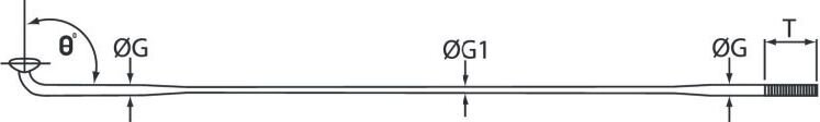 Kodarad Cnspoke DB454, 266 mm цена и информация | Muud jalgratta varuosad | kaup24.ee