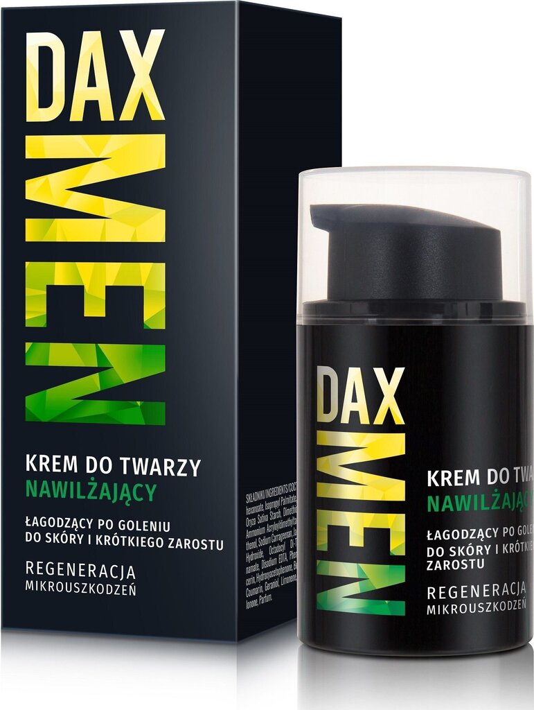 Niisutav näokreem meestele Dax, 50 ml hind ja info | Näokreemid | kaup24.ee