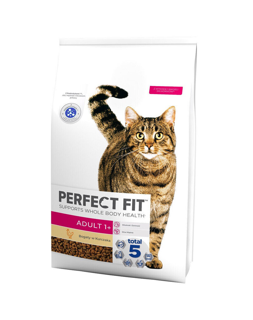 Perfect Fit Adult 1+ kassitoit kanaga, 7 kg цена и информация | Kuivtoit kassidele | kaup24.ee