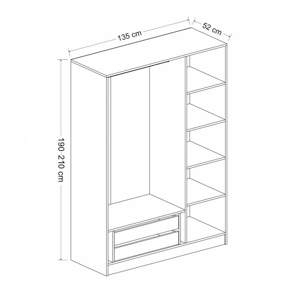 Kapp Kalune Design Kale, hall hind ja info | Kapid | kaup24.ee