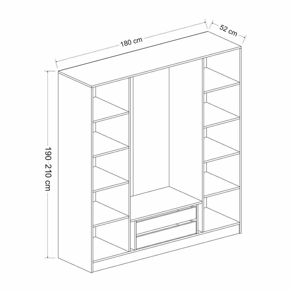 Kapp Kalune Design Kale 4974, hall цена и информация | Kapid | kaup24.ee