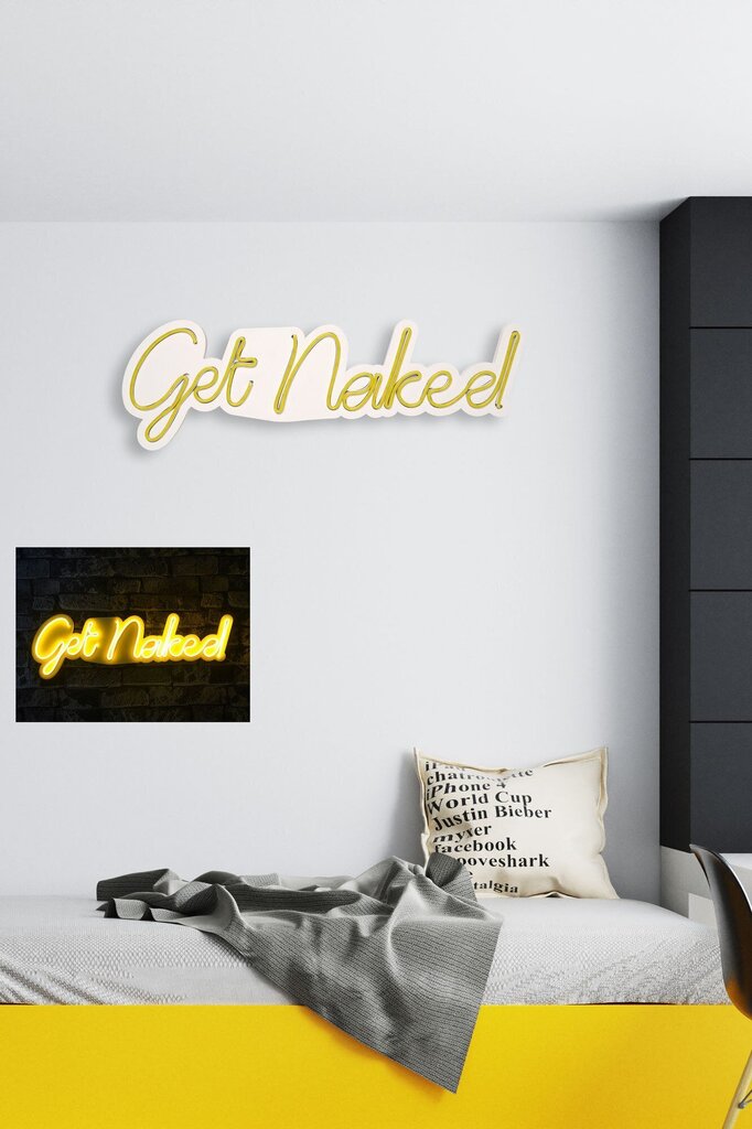 Valgustatud kaunistus Get Naked, 20 cm hind ja info | Sisustuselemendid | kaup24.ee