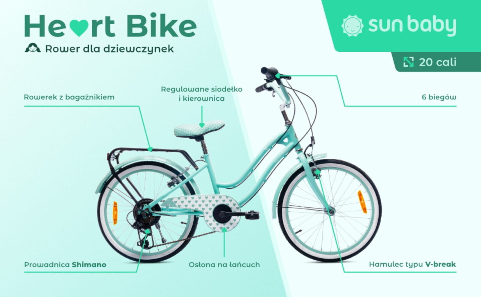 Jalgratas 20'' 6 käiguga, münt hind ja info | Jalgrattad | kaup24.ee