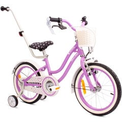 Jalgaratas 16'' Heart Bike, lilla hind ja info | Jalgrattad | kaup24.ee