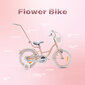 Flower Bike Jalgratas tüdrukule 16'', roosa hind ja info | Jalgrattad | kaup24.ee