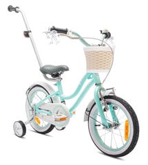 Велосипед для девочек 14 дюймов Heart bike - мята цена и информация | Велосипеды | kaup24.ee