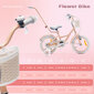 Jalgratas tüdrukule Flower Bike 14, roosa цена и информация | Jooksurattad | kaup24.ee