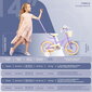 Jalgratas tüdrukule Flower Bike 14, lilla hind ja info | Jooksurattad | kaup24.ee