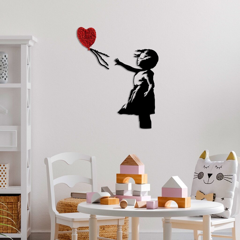 Wallity metalinė sienų dekoracija Banksy-13-1, 105 cm hind ja info | Sisustuselemendid | kaup24.ee