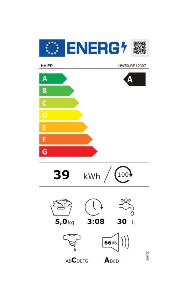 Haier HW50-BP12307-S hind ja info | Pesumasinad | kaup24.ee