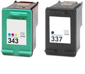 Analoog tintide komplekt HP 337 Black + HP 343 TriColor цена и информация | Картриджи для струйных принтеров | kaup24.ee