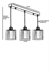 Аксессуар EGO_SUSPENSION_SURFACE_LINEAR_CONNECTOR_ON-OFF_WH цена и информация | Люстры | kaup24.ee