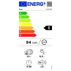 Balay 3VS572BP Valge hind ja info | Nõudepesumasinad | kaup24.ee