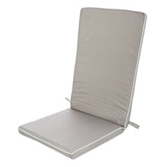 Подушка для стула 123 x 48 x 4 cm Серый цена и информация | Подушки, наволочки, чехлы | kaup24.ee