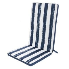 Подушка для стула 123 x 48 x 4 cm Синий цена и информация | Подушки, наволочки, чехлы | kaup24.ee