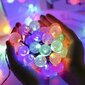 Päikesepatareiga värvilised LED haldjavalgustid Auting, 11m hind ja info | Jõulutuled | kaup24.ee