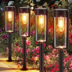 Päikesepaneeliga aialambid Puaida, 4 tk цена и информация | Уличное освещение | kaup24.ee