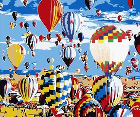 Maal lõuendile ja teemantmosaiikkomplekt Air Balloon, 400x500mm hind ja info | Teemantmaalid, teemanttikandid | kaup24.ee