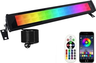 Светодиодный прожектор Indmird RGB, светодиод RGB мощностью 50 Вт с дистанционным управлением и приложением Bluetooth, IP66 цена и информация | Фонарики, прожекторы | kaup24.ee