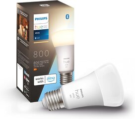 Лампа Philips Hue White E27, 806 лм, управление через приложение. цена и информация | Лампочки | kaup24.ee