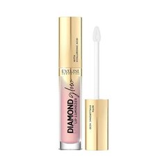 Hüaluroonhappega huuleläige Eveline Cosmetics Diamond Glow Lip Luminizer 03 karamellijäätis, 4,5 ml hind ja info | Huulepulgad, -läiked, -palsamid, vaseliin | kaup24.ee