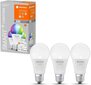 LED pirn Ledvance Smart+ Wifi 9W A60 E27 806LM RGBW, 3 tk цена и информация | Lambipirnid, lambid | kaup24.ee