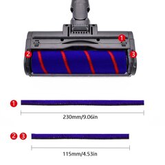 Soft Roller düüside vahetusribad Dysonile hind ja info | Tolmuimejate lisatarvikud | kaup24.ee