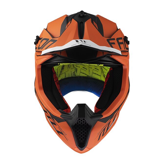 Motokiiver MT helmets Falcon THR B4 Matt Orange цена и информация | Mootorratta kiivrid | kaup24.ee