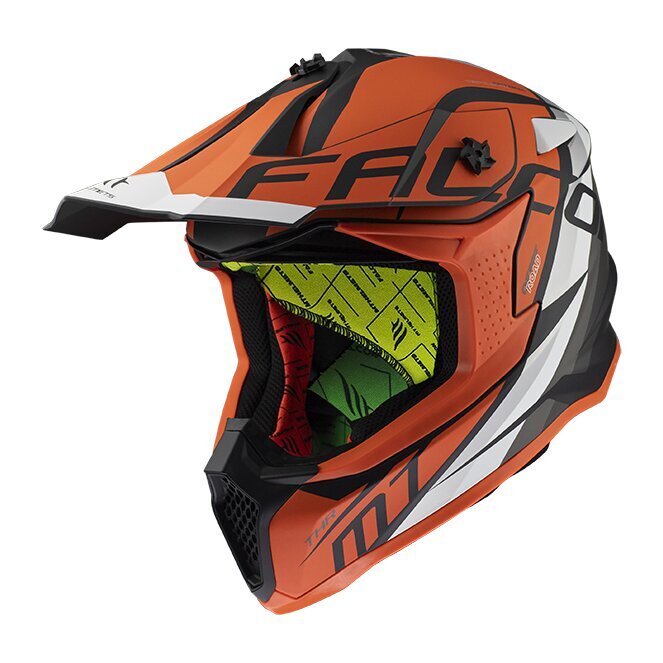 Motokiiver MT helmets Falcon THR B4 Matt Orange hind ja info | Mootorratta kiivrid | kaup24.ee