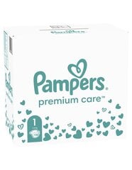 Подгузники Pampers Premium Care Tape, размер 1, 156 штук, 2-5 кг цена и информация | Pampers Товары для детей и младенцев | kaup24.ee