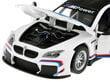 Metallist sportauto BMW M6 GT3, valge hind ja info | Poiste mänguasjad | kaup24.ee