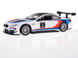 Metallist sportauto BMW M6 GT3, valge hind ja info | Poiste mänguasjad | kaup24.ee