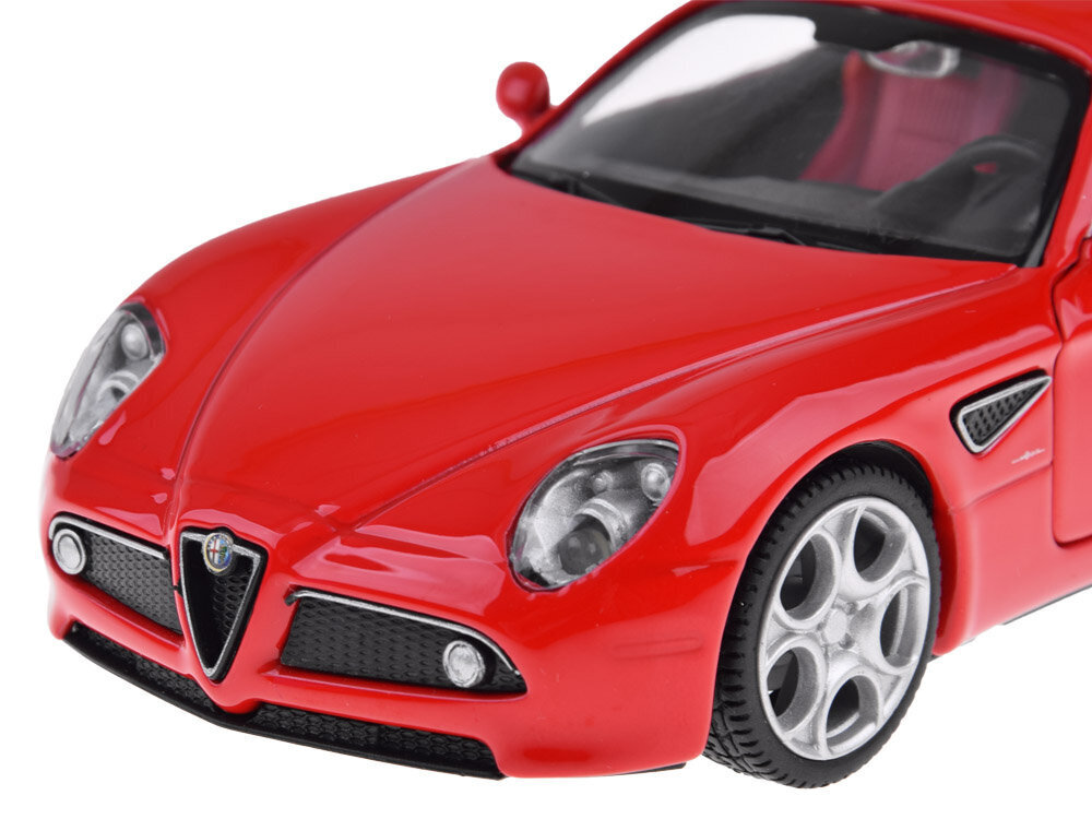 Metallist automudel Alfa Romeo 8C, punane hind ja info | Poiste mänguasjad | kaup24.ee