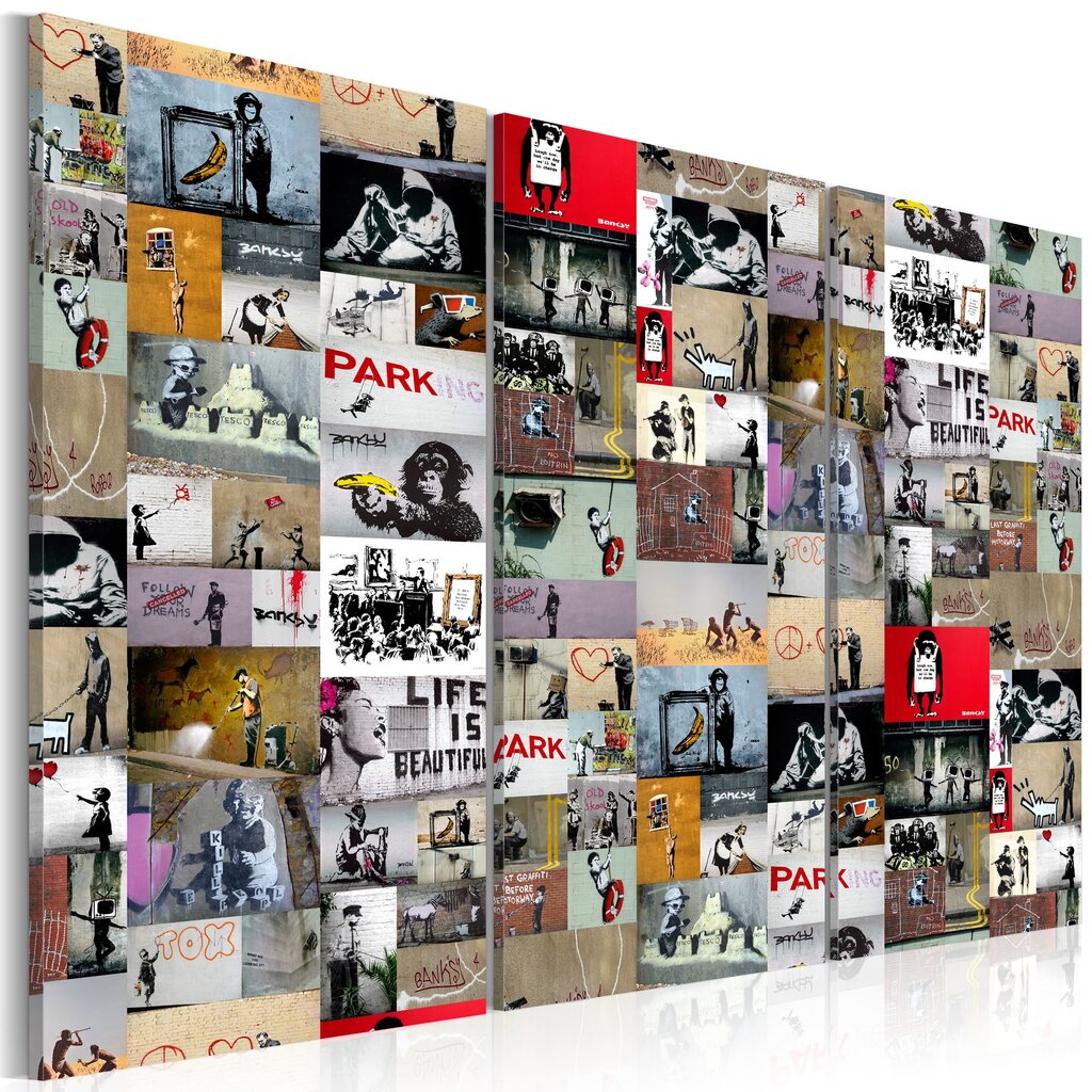 Maal - Art of Collage: Banksy III hind ja info | Seinapildid | kaup24.ee