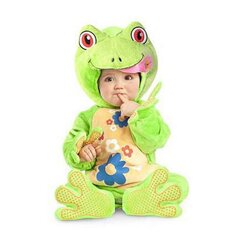 Маскарадные костюмы для младенцев My Other Me Frog 0-6 Months цена и информация | Карнавальные костюмы | kaup24.ee