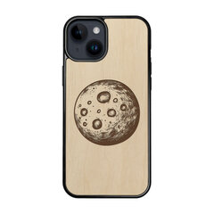 Деревянный чехол для iPhone 15 FoxysCraft, Moon, ольха цена и информация | Чехлы для телефонов | kaup24.ee