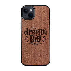 Деревянный чехол для iPhone 15 Plus FoxysCraft, Dream Big, красное дерево цена и информация | Чехлы для телефонов | kaup24.ee