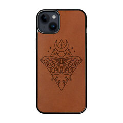 Nahast ümbris iPhone 15 Plus FoxysCraft, Mystic butterfly hind ja info | Telefoni kaaned, ümbrised | kaup24.ee