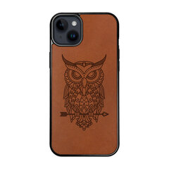 Nahast ümbris iPhone 15 Plus FoxysCraft, Nocturnal Owl hind ja info | Telefoni kaaned, ümbrised | kaup24.ee