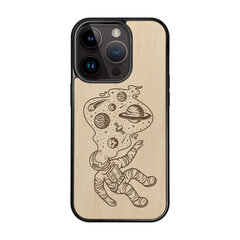 Деревянный чехол для iPhone 15 Pro FoxysCraft, Astronaut, ольха цена и информация | Чехлы для телефонов | kaup24.ee
