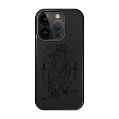 Nahast ümbris iPhone 15 Pro FoxysCraft, Raven king hind ja info | Telefoni kaaned, ümbrised | kaup24.ee
