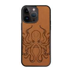 Nahast ümbris iPhone 15 Pro Max FoxysCraft, Octopus hind ja info | Telefoni kaaned, ümbrised | kaup24.ee