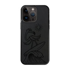 Nahast ümbris iPhone 15 Pro Max FoxysCraft, Flamingo hind ja info | Telefoni kaaned, ümbrised | kaup24.ee