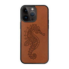 Nahast ümbris iPhone 15 Pro Max FoxysCraft, Seahorse hind ja info | Telefoni kaaned, ümbrised | kaup24.ee