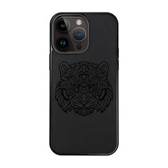 Кожаный чехол для iPhone 15 Pro Max FoxysCraft, Tiger цена и информация | Чехлы для телефонов | kaup24.ee