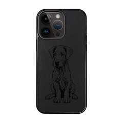 Кожаный чехол для iPhone 15 Pro Max FoxysCraft, Dog цена и информация | Чехлы для телефонов | kaup24.ee
