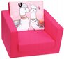 Laste tugitool Delsit, roosa hind ja info | Lastetoa kott-toolid, tugitoolid ja tumbad | kaup24.ee