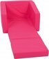 Laste tugitool Delsit, roosa hind ja info | Lastetoa kott-toolid, tugitoolid ja tumbad | kaup24.ee